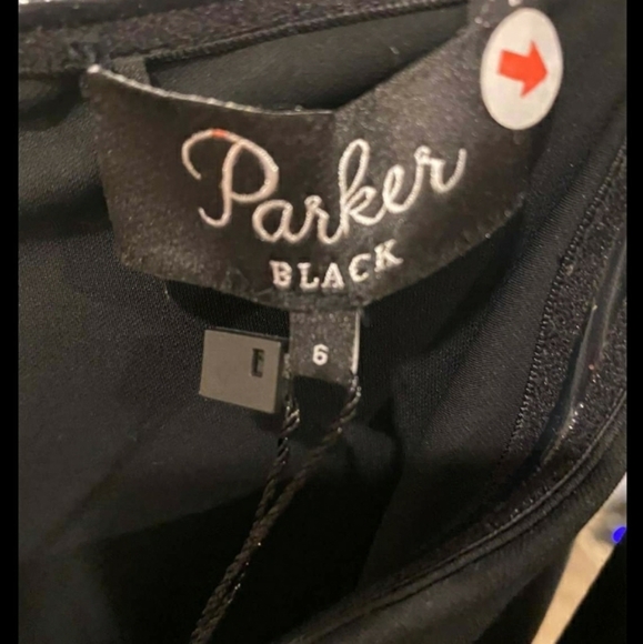 ParkerHeather Crepe Cocktail Dress w/ Beaded Strap - Picture 13 of 13